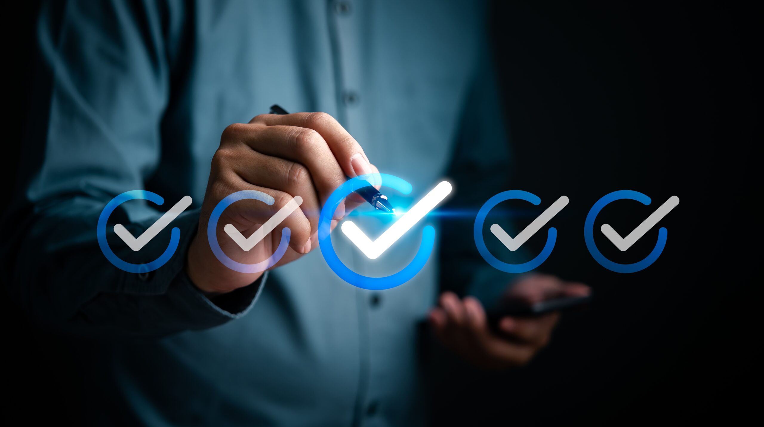 Checklist for business tasks